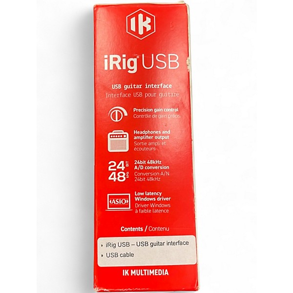 Used IK Multimedia iRig USB Audio Interface