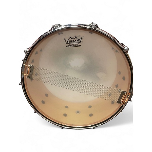 Used Pearl 14in MASTERS MAPLE SNARE Brown Drum
