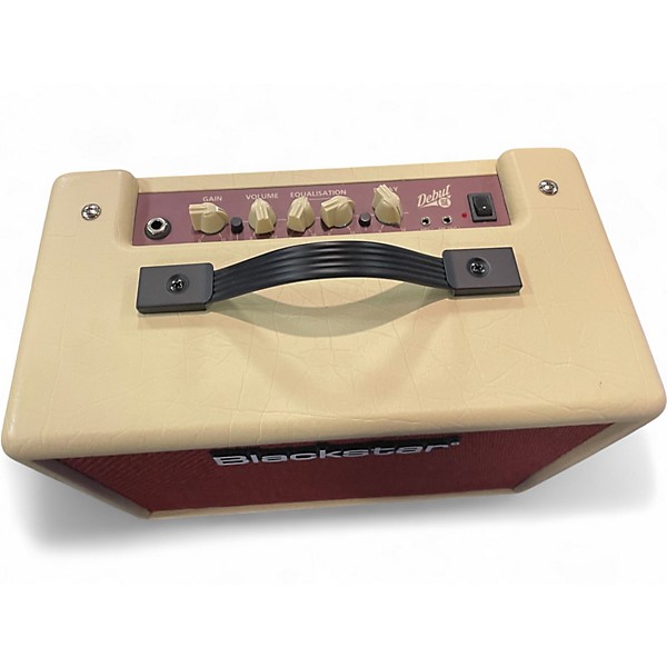 Used Blackstar DEBUT 15E Cream Solid Body Electric Guitar