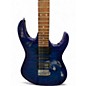 Used Ibanez GRX70QA Blue Burst Solid Body Electric Guitar