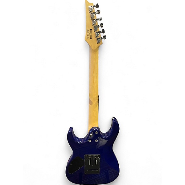 Used Ibanez GRX70QA Blue Burst Solid Body Electric Guitar