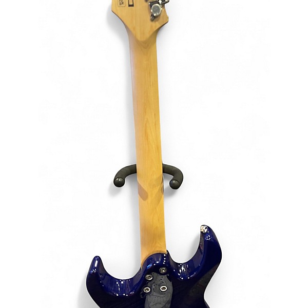 Used Ibanez GRX70QA Blue Burst Solid Body Electric Guitar