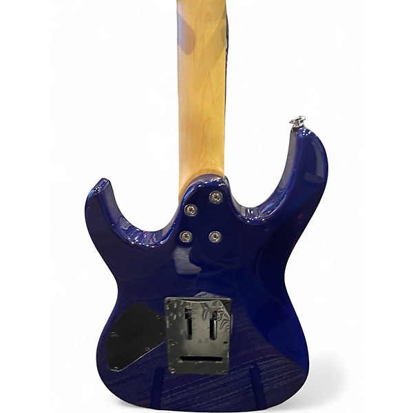 Used Ibanez GRX70QA Blue Burst Solid Body Electric Guitar