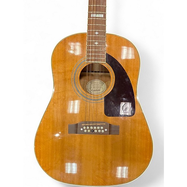 Used Epiphone AJ18S12 Natural 12 String Acoustic Guitar