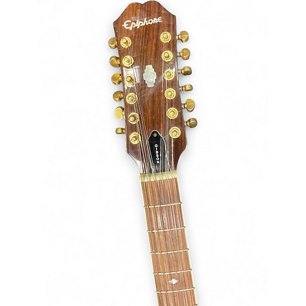 Used Epiphone AJ18S12 Natural 12 String Acoustic Guitar