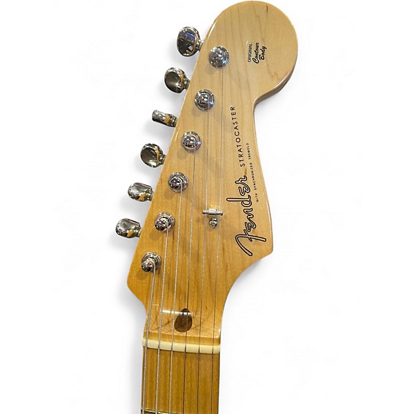 Used Fender American Original 50s Stratocaster Left Handed White Blonde Solid Body Electric Guitar