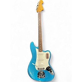 Used Fender VINTERA BASS VI Blue Solid Body Electric Guitar