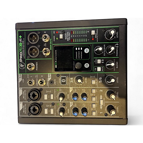 Used Mackie FX6V3+ Unpowered Mixer
