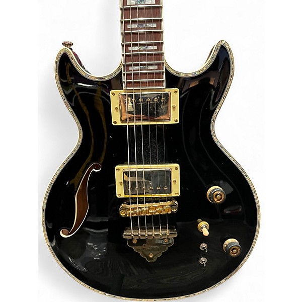 Used Ibanez AR520H Black Hollow Body Electric Guitar
