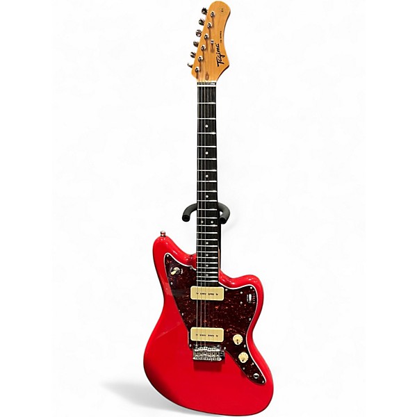 Used Tagima WOODSTOCK SERIES 61 Fiesta Red Solid Body Electric Guitar