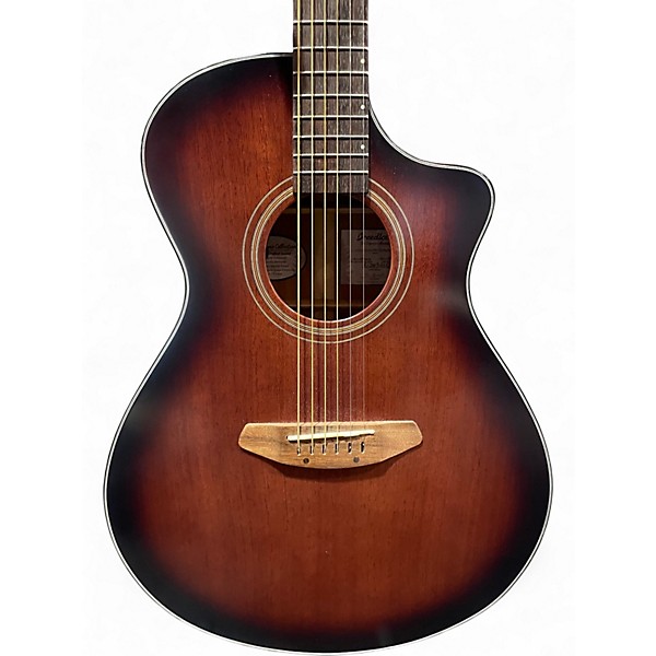 Used Breedlove Organic Wildwood Pro CE All-African Mahogany Concert Acoustic-Electric Guitar Mahogany Acoustic Electric Gu...