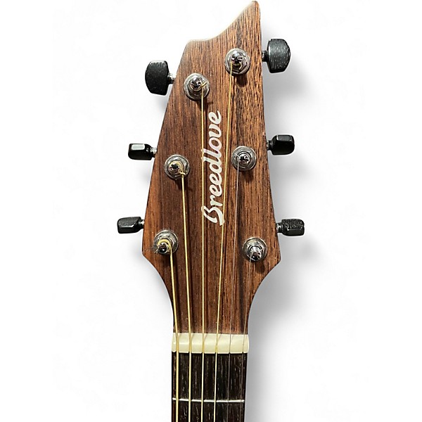 Used Breedlove Organic Wildwood Pro CE All-African Mahogany Concert Acoustic-Electric Guitar Mahogany Acoustic Electric Gu...