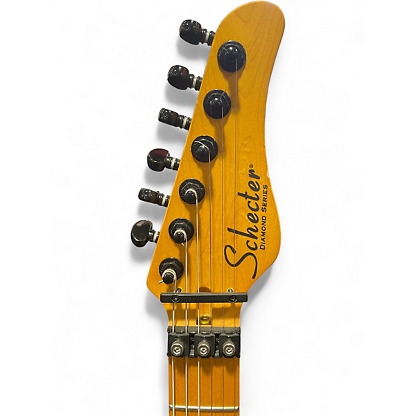 Used Schecter Guitar Research PT Fr S Sweetwater Exclusive Satin Black Solid Body Electric Guitar