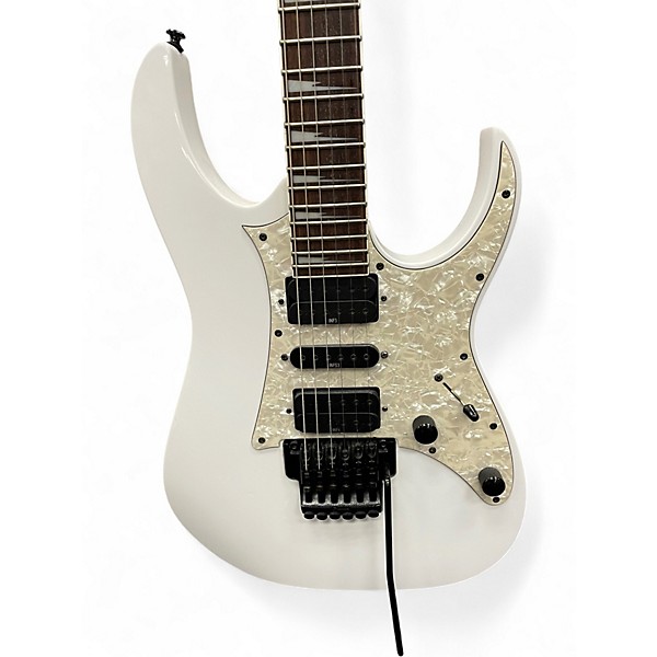 Used Ibanez RG350DX RG Series White Solid Body Electric Guitar