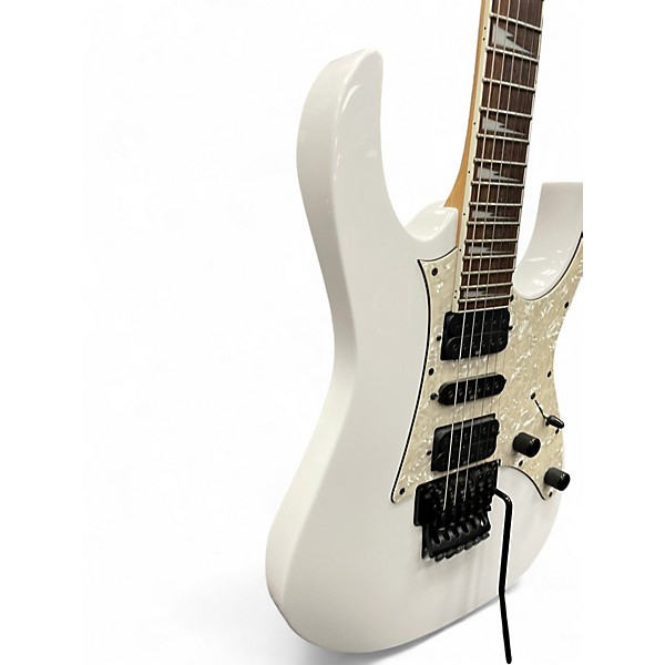 Used Ibanez RG350DX RG Series White Solid Body Electric Guitar