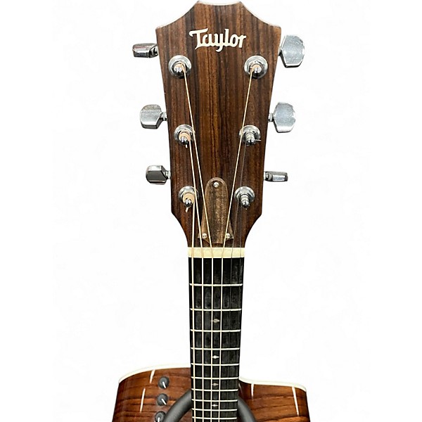 Used Taylor 214CE Deluxe Natural Acoustic Electric Guitar