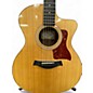 Used Taylor 214CE Deluxe Natural Acoustic Electric Guitar