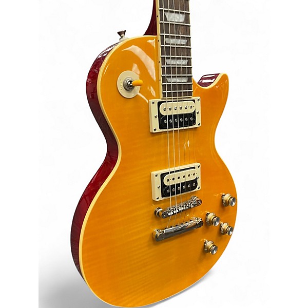 Used Epiphone Slash Signature Les Paul Classic Yellow Solid Body Electric Guitar