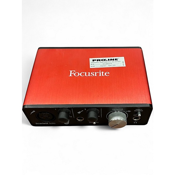 Used Focusrite Scarlett Solo Audio Interface