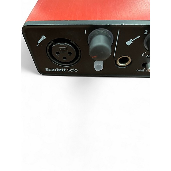 Used Focusrite Scarlett Solo Audio Interface