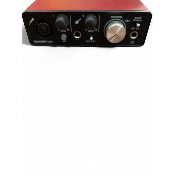 Used Focusrite Scarlett Solo Audio Interface