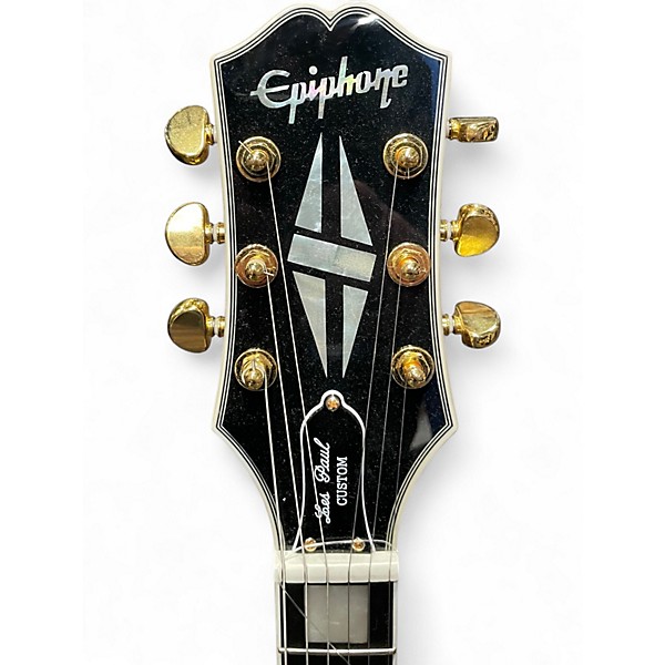 Used Epiphone Les Paul Custom Figured Tobacco Sunburst Solid Body Electric Guitar