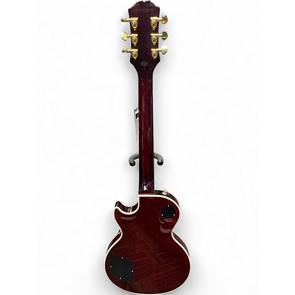 Used Epiphone Les Paul Custom Figured Tobacco Sunburst Solid Body Electric Guitar