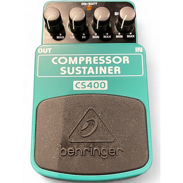 Used Behringer CS400 Compressor Sustainer Effect Pedal