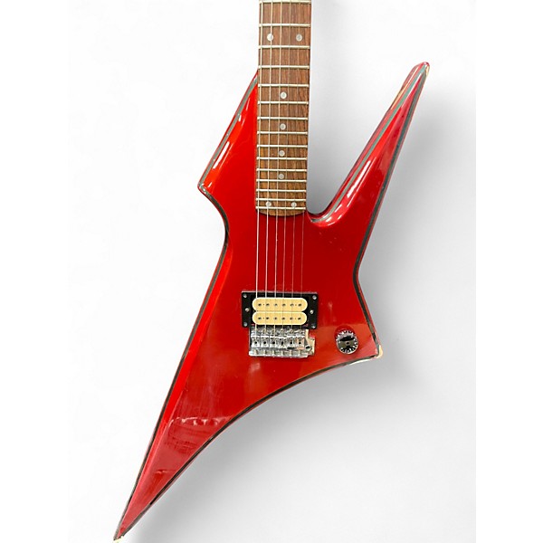 Used Hondo Dagger Metallic Red Solid Body Electric Guitar