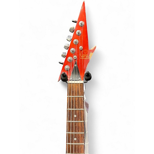 Used Hondo Dagger Metallic Red Solid Body Electric Guitar