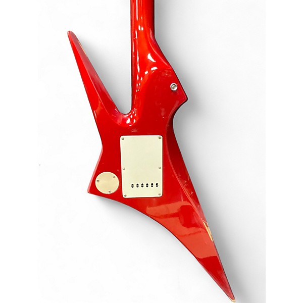 Used Hondo Dagger Metallic Red Solid Body Electric Guitar