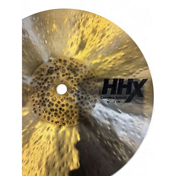 Used SABIAN 10in HHX Complex Splash Cymbal