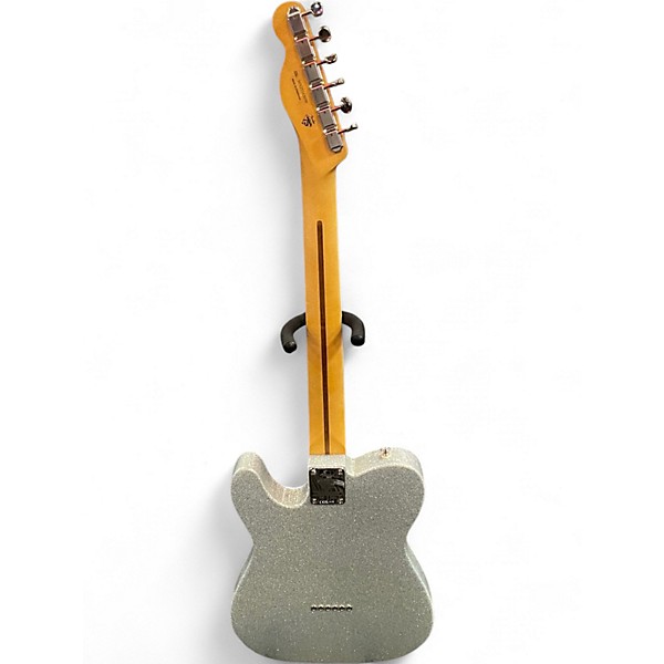 Used Fender 75th Anniversary Player II Telecaster Silver Sparkle Solid Body Electric Guitar