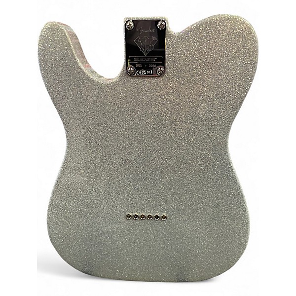 Used Fender 75th Anniversary Player II Telecaster Silver Sparkle Solid Body Electric Guitar