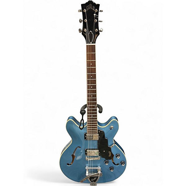 Used Guild SF1DCGVT Blue Hollow Body Electric Guitar