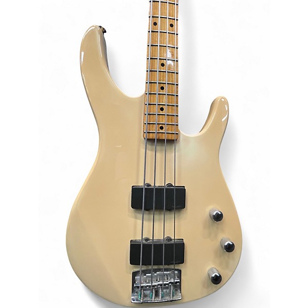 Used 1980s Peavey FOUNDATION Antique White Electric Bass Guitar