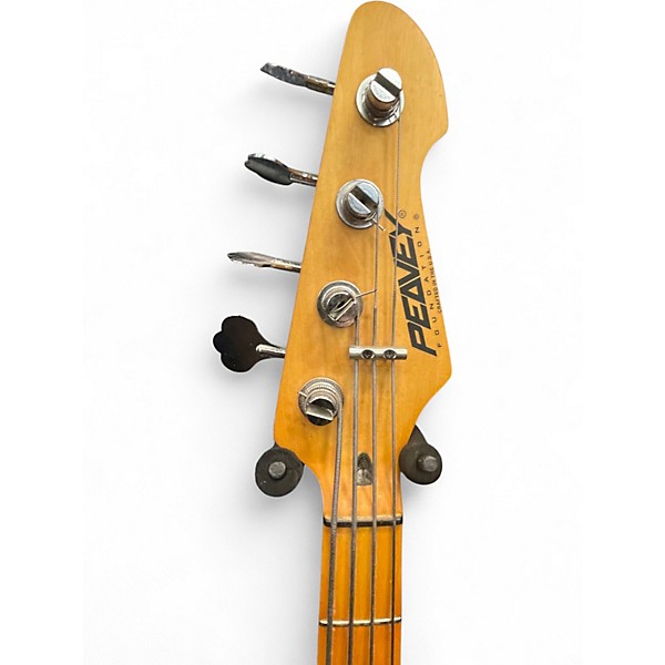 Used 1980s Peavey FOUNDATION Antique White Electric Bass Guitar