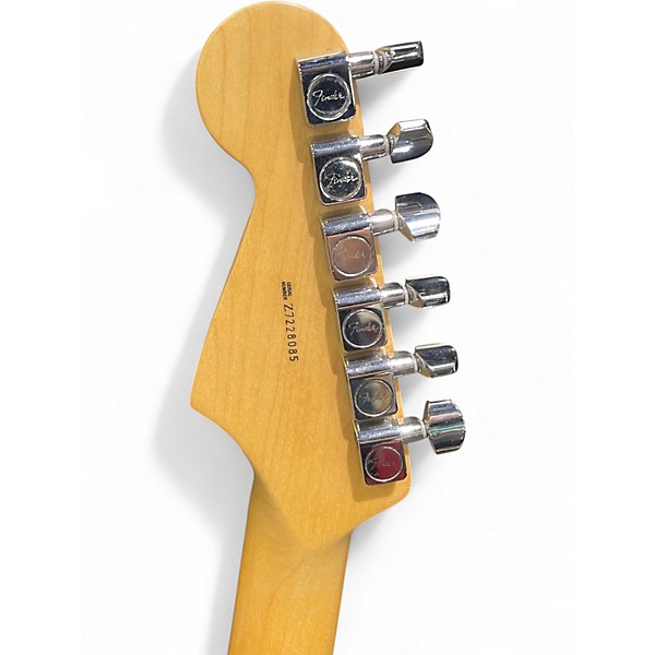 Used 2007 Fender American Standard Stratocaster Olympic White Solid Body Electric Guitar