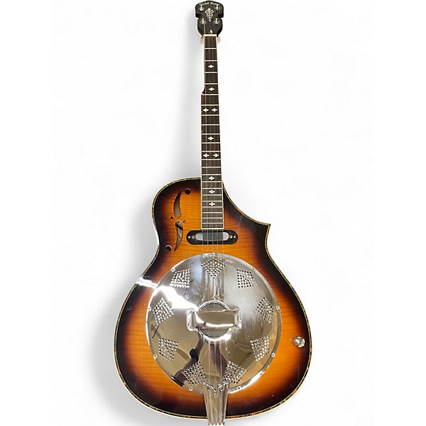 Used Gold Tone Dojo Deluxe Brown Resonator Guitar