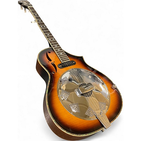 Used Gold Tone Dojo Deluxe Brown Resonator Guitar