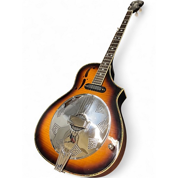 Used Gold Tone Dojo Deluxe Brown Resonator Guitar