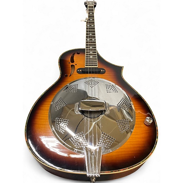Used Gold Tone Dojo Deluxe Brown Resonator Guitar