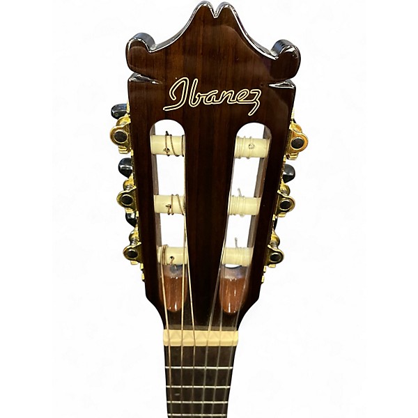 Used Ibanez GA35TCE Tobacco Sunburst Classical Acoustic Electric Guitar