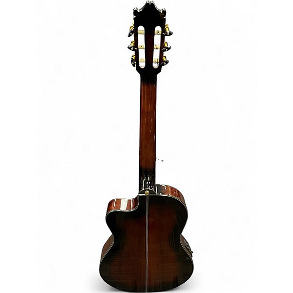 Used Ibanez GA35TCE Tobacco Sunburst Classical Acoustic Electric Guitar