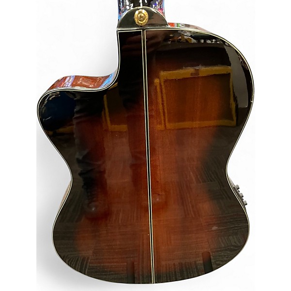 Used Ibanez GA35TCE Tobacco Sunburst Classical Acoustic Electric Guitar