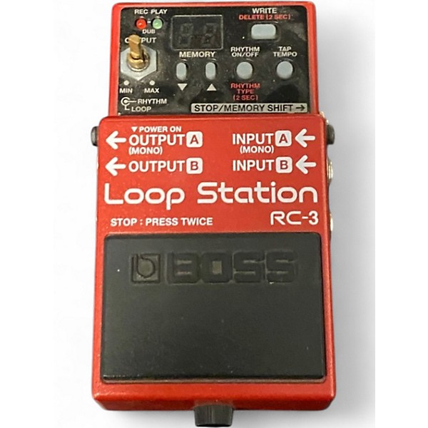 Used BOSS RC3 Loop Station Pedal