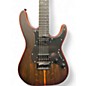Used Schecter Guitar Research Sun Valley Super Shredder Exotic HT Zircote Natural Solid Body Electric Guitar