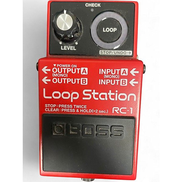 Used BOSS RC1 Loop Station Pedal