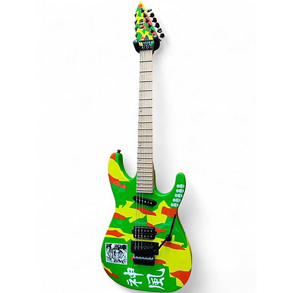 Used ESP LTD GL-KAMI4 Camo Solid Body Electric Guitar