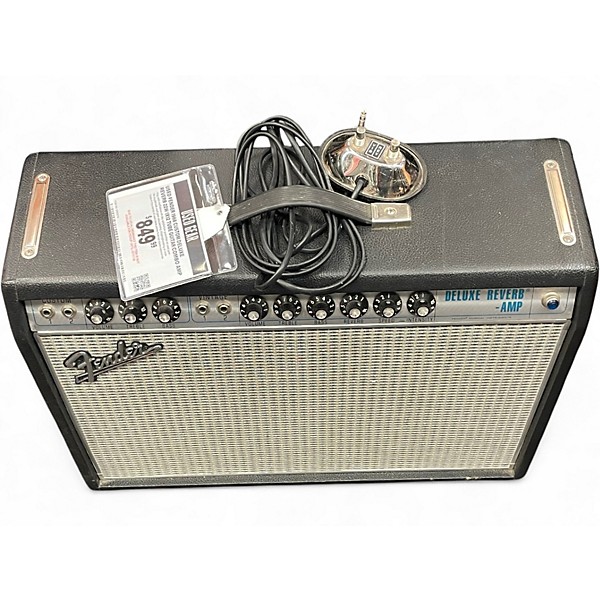 Used Fender 1968 Custom Deluxe Reverb 22W 1x12 Tube Guitar Combo Amp